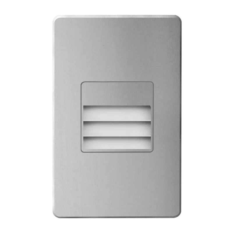 Dainolite Brushed Alum Rectangle In/Out 3W Led DLEDW-234-BA