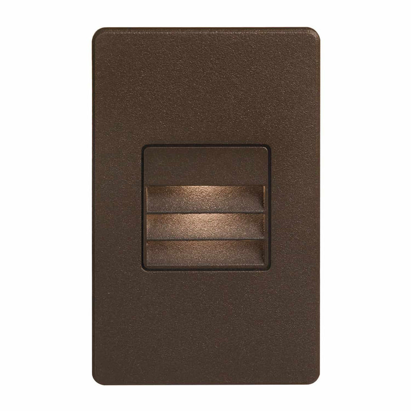 Dainolite Bronze Rectangle In/Outdoor 3W Led Wa DLEDW-234-BZ