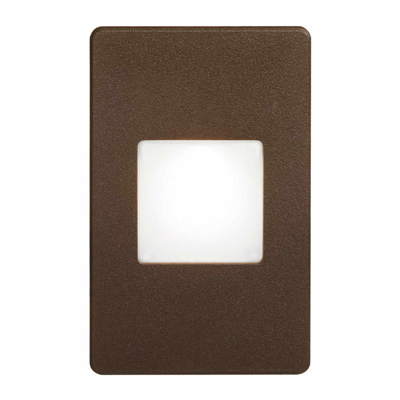 Dainolite Bronze Rectangle In/Outdoor 3W Led Wa DLEDW-245-BZ