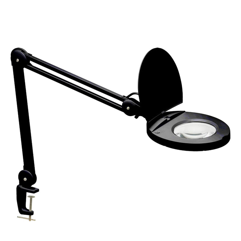 Dainolite Magnifier Black W/ 5D Lens +A Bracket DMLED10-A-5D-BK