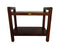 DecoTeak Classic 24" Ergonomic Teak Shower Stool with LiftAid Arms and Shelf DT108