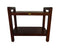 DecoTeak Eleganto 24" Ergonomic Teak Shower Stool with LiftAid Arms and Shelf