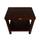 DecoTeak Classic 18" Teak Shower Bench with Shelf DT114