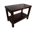 DecoTeak Classic 24" Teak Shower Bench with Shelf DT115