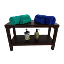 DecoTeak Classic 30" Teak Shower Bench with Shelf DT116