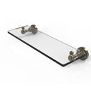 Allied Brass Dottingham Collection 16 Inch Single Glass Shelf DT-1-16-ABR