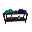 DecoTeak Classic 36" Teak Shower Bench with Shelf DT117