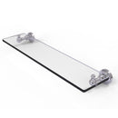 Allied Brass Dottingham Collection 22 inch Glass Vanity Shelf with Beveled Edges DT-1-22-PC