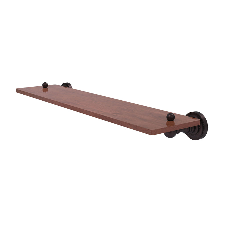 Allied Brass Dottingham Collection 22 Inch Solid IPE Ironwood Shelf DT-1-22-IRW-ABZ