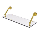 Allied Brass Dottingham Collection 24 Inch Floating Glass Shelf DT-1-24-PB