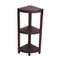 DecoTeak Oasis 3-Tier Teak Corner Shower Shelf DT129