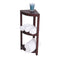 DecoTeak Oasis 3-Tier Teak Corner Shower Shelf DT129