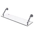 Allied Brass Dottingham Collection 30 Inch Floating Glass Shelf DT-1-30-GYM