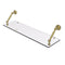 Allied Brass Dottingham Collection 30 Inch Floating Glass Shelf DT-1-30-SBR