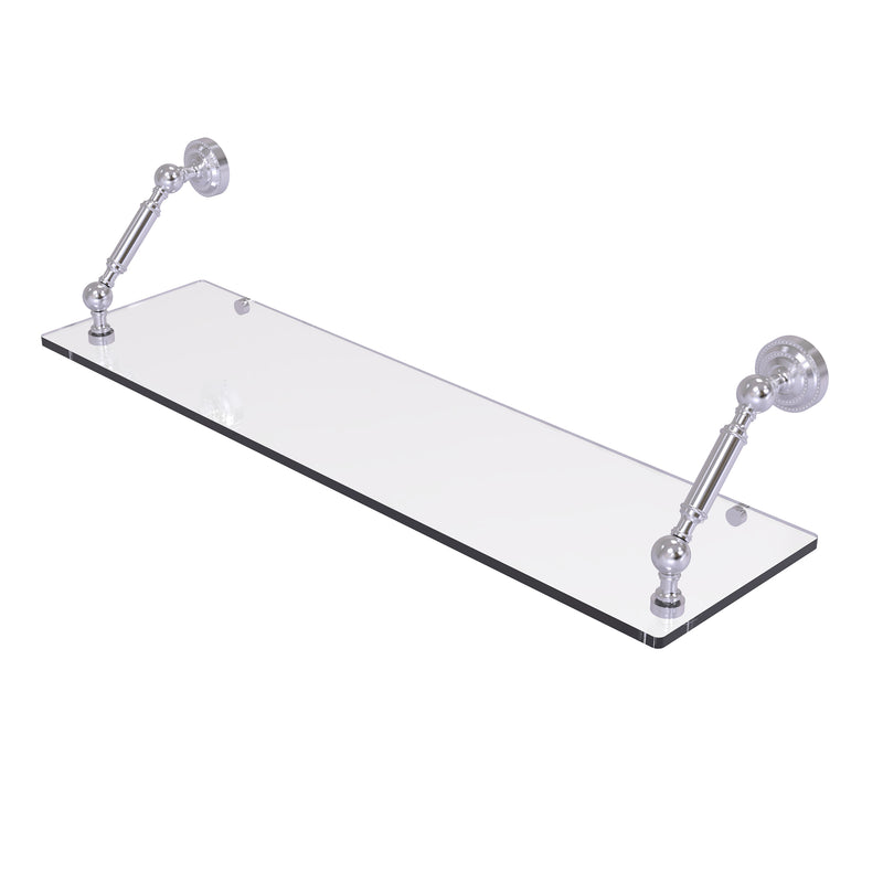 Allied Brass Dottingham Collection 30 Inch Floating Glass Shelf DT-1-30-SCH