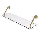 Allied Brass Dottingham Collection 30 Inch Floating Glass Shelf DT-1-30-UNL