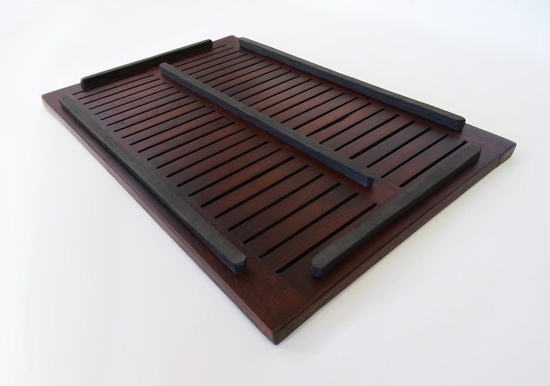 DecoTeak 23" X 15" Teak Shower Bath Floor Mat DT133