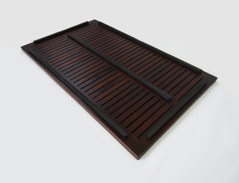 DecoTeak 31" X 18" Teak Shower Bath Floor Mat DT134