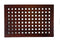 DecoTeak 23" X 15" Espalier Lattice Teak Shower Bath Floor Mat DT137