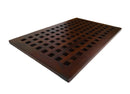 DecoTeak 23" X 15" Espalier Lattice Teak Shower Bath Floor Mat DT137