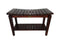 DecoTeak Sojourn 30" Contemporary Teak  Eastern Style Shower Bench with Shelf