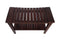 DecoTeak Sojourn 30" Contemporary Teak Eastern Style Shower Bench with Shelf DT139