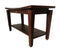 DecoTeak Sojourn 35" Contemporary Teak Eastern Style Shower Bench with Shelf DT140