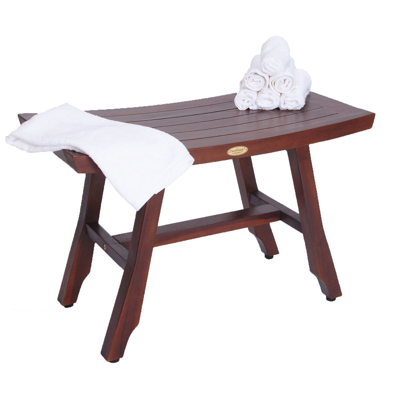 DecoTeak Satori 28" Eastern Style Teak Shower Bench DT165