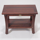 DecoTeak Moderna 24" Teak Shower Bench with Shelf DT169