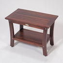 DecoTeak Moderna 24" Teak Shower Bench with Shelf DT169