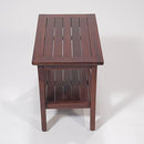 DecoTeak Moderna 24" Teak Shower Bench with Shelf DT169