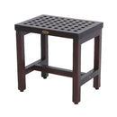 DecoTeak Espalier 18" Lattice Teak Shower Bench DT180