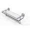 Allied Brass Dottingham 16 Inch Gallery Glass Shelf with Towel Bar DT-1TB-16-GAL-SCH