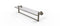 Allied Brass Dottingham 22 Inch Glass Vanity Shelf with Integrated Towel Bar DT-1TB-22-ABR