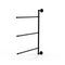 Allied Brass Dottingham Collection 3 Swing Arm Vertical 28 Inch Towel Bar DT-27-3-16-28-BKM