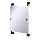 Allied Brass Dottingham Collection Rectangular Frameless Rail Mounted Mirror DT-27-92-ORB