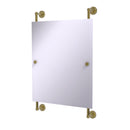 Allied Brass Dottingham Collection Rectangular Frameless Rail Mounted Mirror DT-27-92-UNL