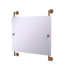 Allied Brass Dottingham Landscape Rectangular Frameless Rail Mounted Mirror DT-27-93-BBR