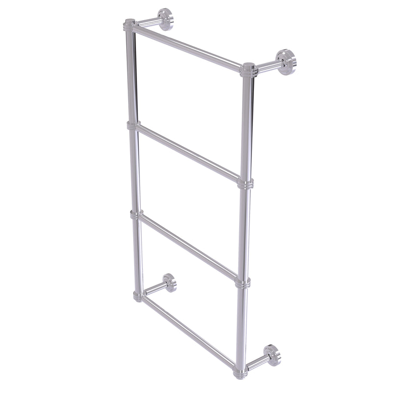 Allied Brass Dottingham Collection 4 Tier 30 Inch Ladder Towel Bar with Dotted Detail DT-28D-30-PC