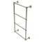 Allied Brass Dottingham Collection 4 Tier 36 Inch Ladder Towel Bar with Dotted Detail DT-28D-36-PNI