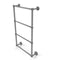 Allied Brass Dottingham Collection 4 Tier 24 Inch Ladder Towel Bar with Groovy Detail DT-28G-24-GYM