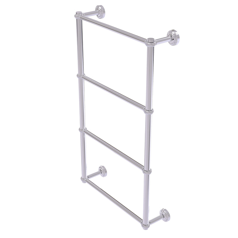 Allied Brass Dottingham Collection 4 Tier 24 Inch Ladder Towel Bar with Twisted Detail DT-28T-24-PC