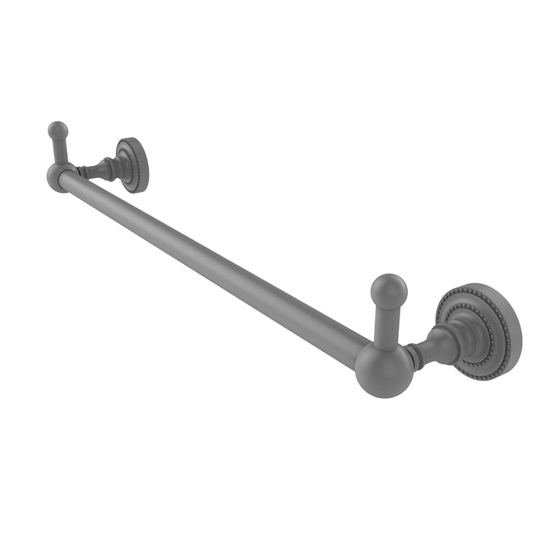 Allied Brass Dottingham Collection 18 Inch Towel Bar with Integrated Hooks DT-41-18-PEG-GYM