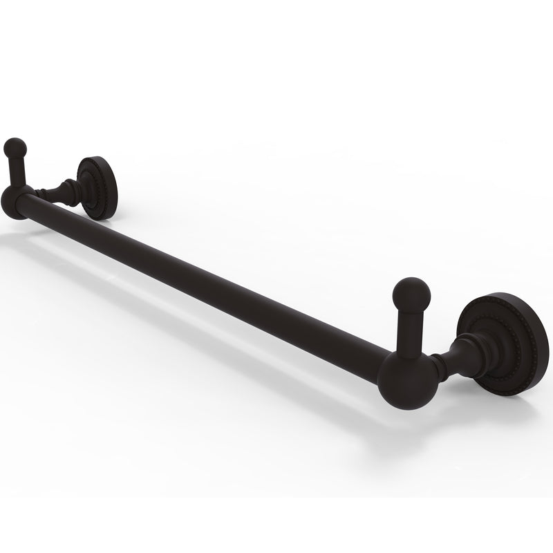 Allied Brass Dottingham Collection 18 Inch Towel Bar with Integrated Hooks DT-41-18-PEG-ORB