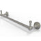 Allied Brass Dottingham Collection 24 Inch Towel Bar with Integrated Hooks DT-41-24-PEG-SN