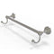 Allied Brass Dottingham Collection 30 Inch Towel Bar with Integrated Hooks DT-41-30-HK-SN