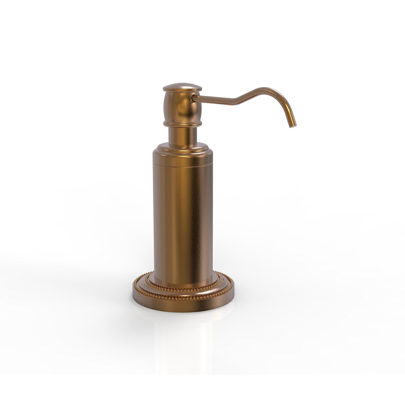 Allied Brass Dottingham Collection Vanity Top Soap Dispenser DT-61-BBR