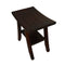 DecoTeak Satori 18" Eastern Styled Teak Shower Bench with Shelf DT90