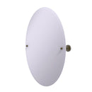 Allied Brass Frameless Oval Tilt Mirror with Beveled Edge DT-91-ABR