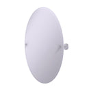 Allied Brass Frameless Oval Tilt Mirror with Beveled Edge DT-91-PC